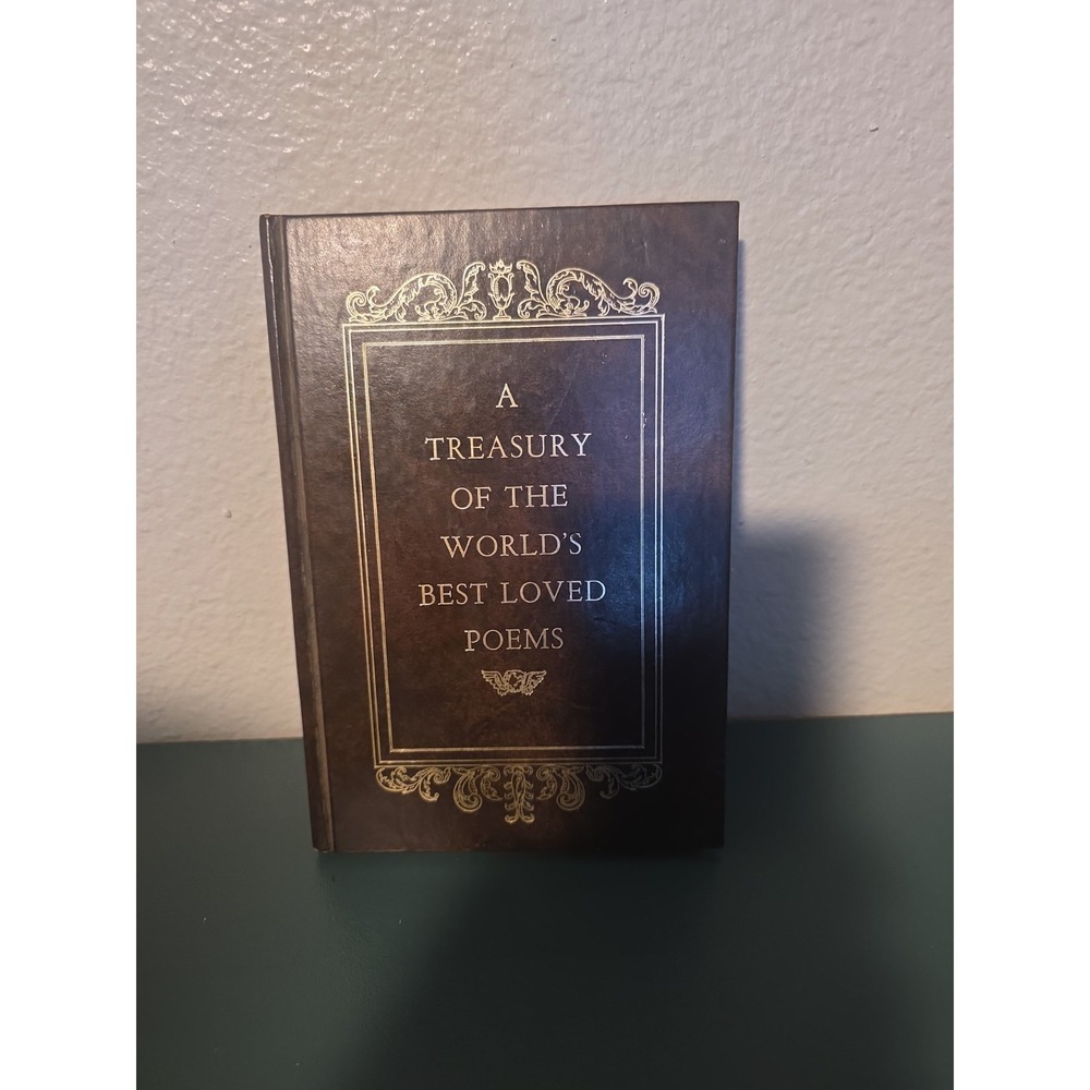 A Treasury of the World's Best Loved Poems 1961 Anthology Hardcover Book
